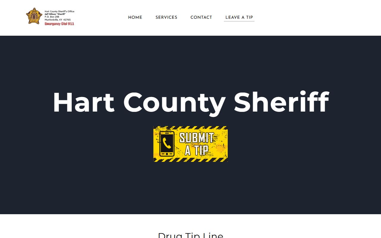 Hart County arrest records sheriff tip page and charge record limits