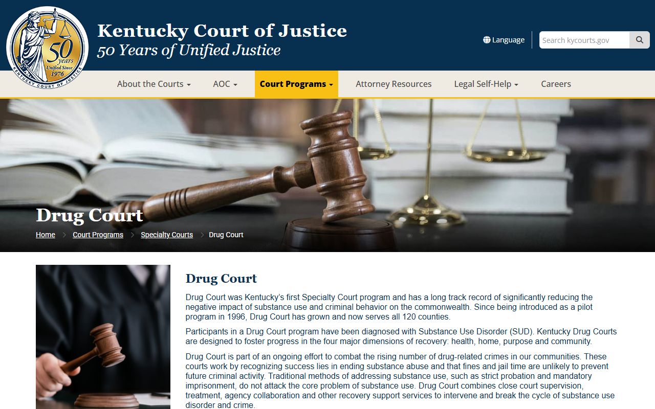 Hart County warrant records Kentucky Drug Court context